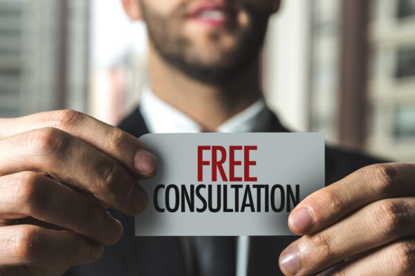 Free Consultation sign